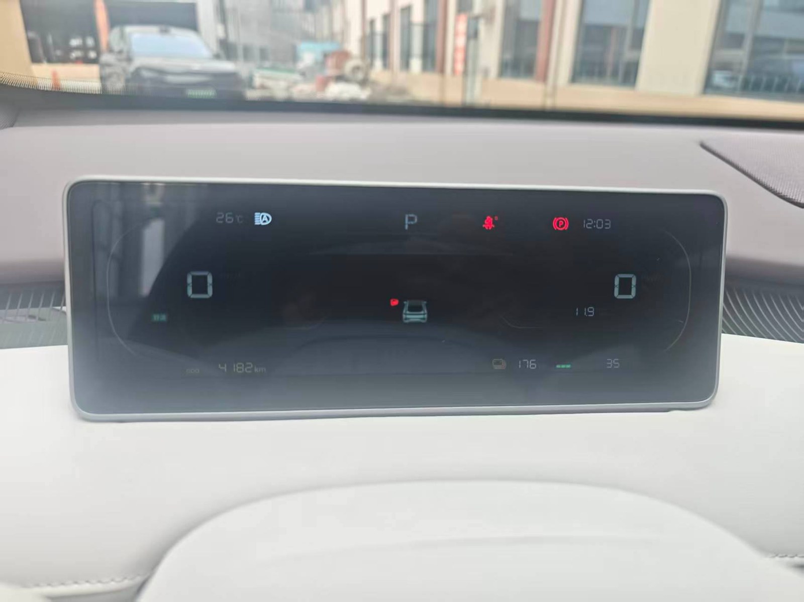 Changan A06 510 Max 2025, наш лот, приборная панель с пробегом 4 182 км