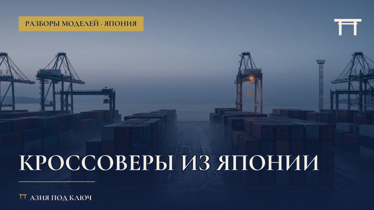 Кроссоверы из Японии 2026: цены под ключ