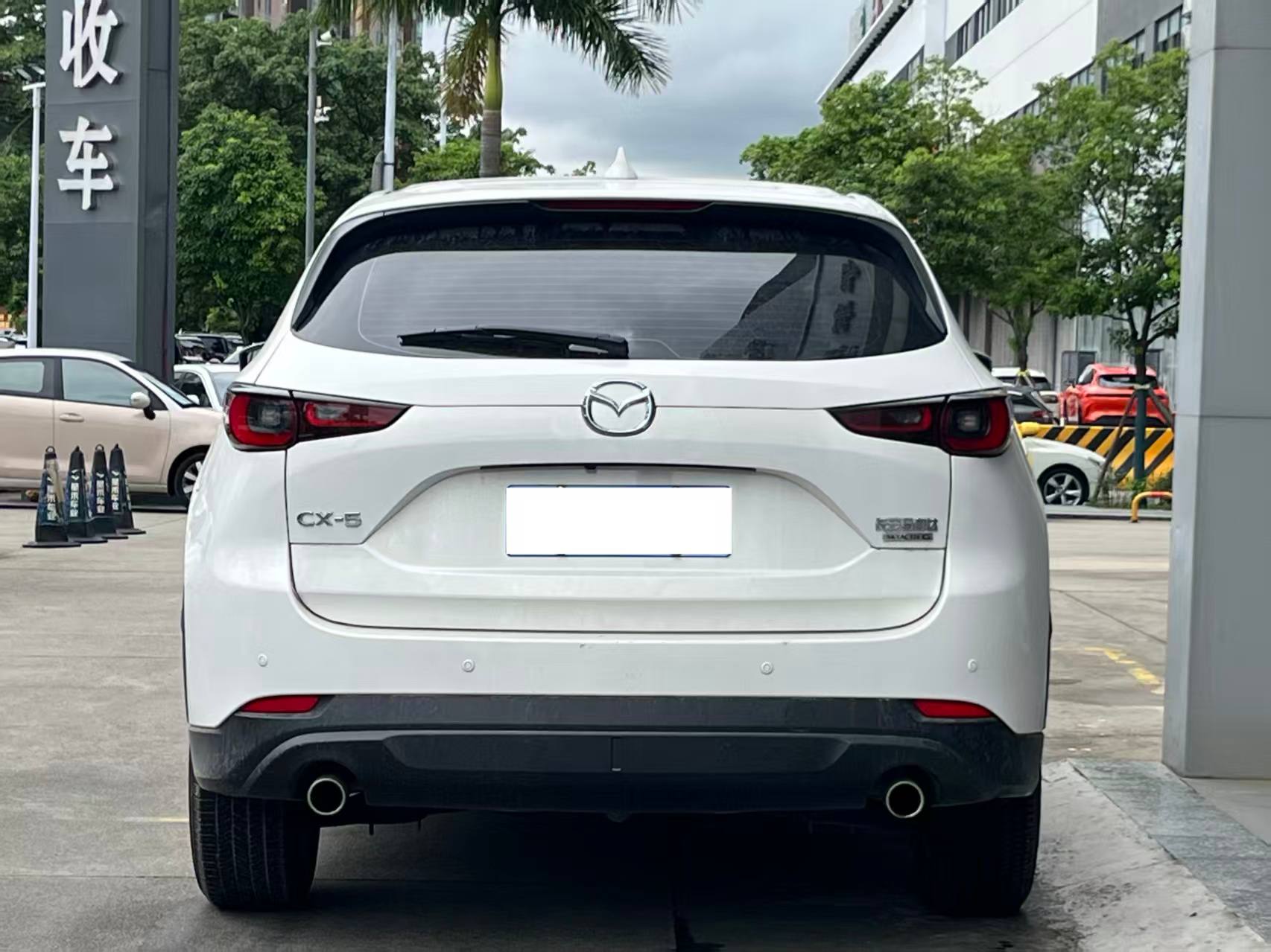 Mazda CX-5 2024, вид сзади, шильдик CX-5 и SkyActiv-G (2/6)