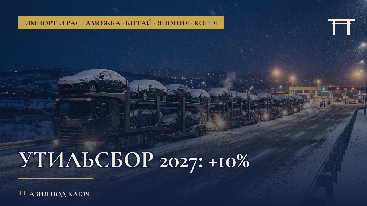 Повышение утильсбора с 1 января 2027: таблица до 2030