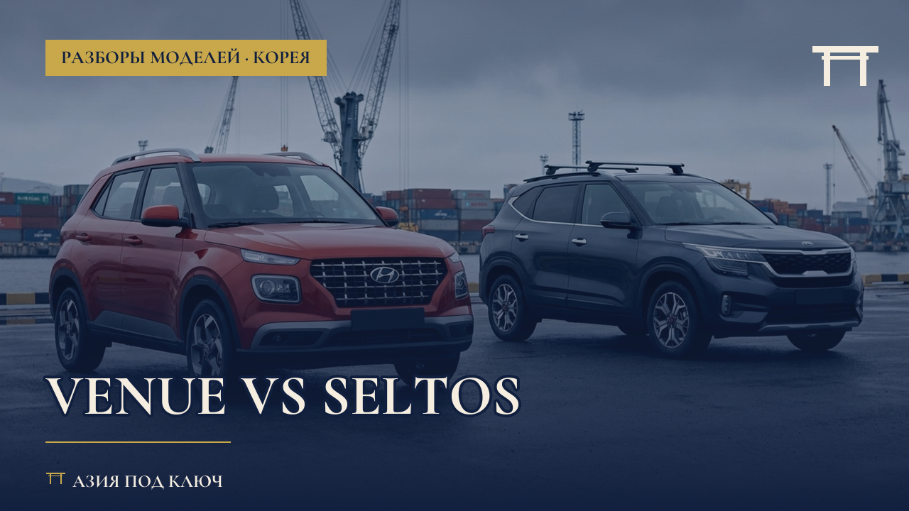 Hyundai Venue или Kia Seltos: сравнение